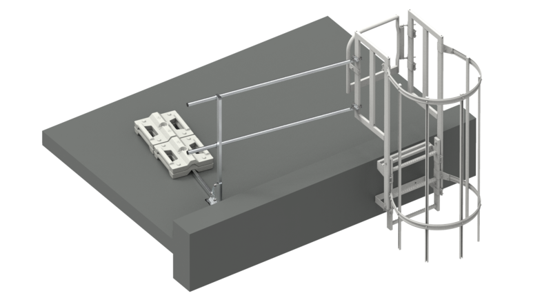 Barrier System-Steigleiter